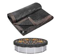 Heavy-Duty 18FT Swimming Pool Leaf Net Cover - Lightweight Rectangular Mesh Debris Protector for Home Garden Patio & Hotel - Winter Safety Cover