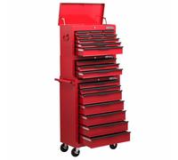 Heavy Duty 19 Drawer Tools Trolley Chest Combination Unit Cabinet