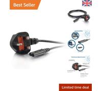 C2G 1M C7 Power Cable (BS1363 to IEC 60320C7) Figure 8 Power Lead, Black