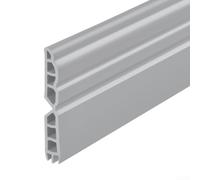 Heavy Duty 1m Door Seal Draught Excluder for Doors, Extra Thick Design for Noise Reduction and Windproofing, Flexible TPE Material for Efficient Sealing (Gray)