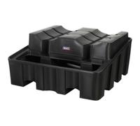 Heavy Duty 2 Drum Storage Rack - Horizontal Dispensing - 450L Spill Tray