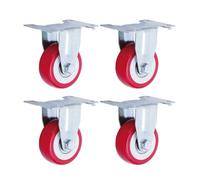 Heavy-Duty 2-Inch Silent Wheel Caster - No Marks on Floors, Easy Object Movement, Enhance Your Life's Joy (Fixed, R)