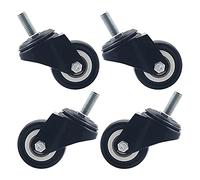 Heavy-Duty 2-Inch Swivel Casters with Brake, PU Wheels M8/M10, 70kg Load Capacity, Ideal for Furniture Carts, Set of 4 for Smooth Mobility and Stability.