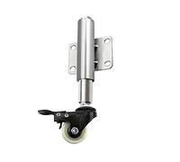 Heavy Duty 2" Portail Roulette Pivotante 30mm Retractable Spring Shock Absorber 165 LB Load Capacity Durable & Robust 1 Piece Ideal for Gates & Heavy Items