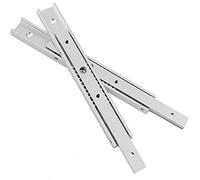Heavy Duty 20mm Ball Bearing Drawer Slides Double Row Steel Runners 400mm Glide Rails for Smooth Kitchen & Furniture Storage Solutions& Reliable