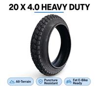 Heavy Duty 20x4.0 E-Bike Fat Tire - 20x4 Inch Electric Bicycle Tyre