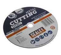 Heavy Duty 230mm Flat Metal Cutting Disc With 22mm Bore For Angle Grinders