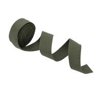 Heavy Duty 25mm Cotton Webbing Strap 5-50 Yard Multicolor(Army Green,10 Yard)