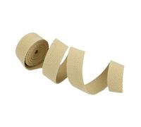 Heavy Duty 25mm Cotton Webbing Strap 5-50 Yard Multicolor(Khaki,5 Yard)