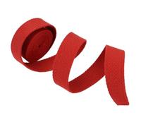 Heavy Duty 25mm Cotton Webbing Strap 5-50 Yard Multicolor(Red,50 Yard)