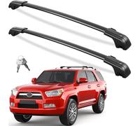 Heavy Duty 260lb Lockable Roof Rack Cross Bars Compatible with Toyota 4Runner 2010-2024 (with Factory Side Rails), Aluminum Roof Rails Crossbars Black Rooftop Cargo Luggage