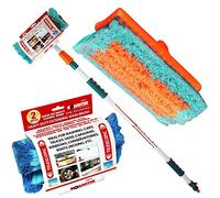 Heavy Duty 2M ALUMINIUM TELESCOPIC Water Fed 6.5 Feet Extendable Car Van Trucks Caravans Conservatories Boats Decking Wash Window Cleaning Brush PREMIUM Soft Cushioned Grip UK FREE P&P
