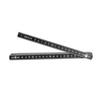 Heavy-Duty 2m Folding Ruler with Metal Rivets - Professional Grade Portable Measuring Tool for Construction, Carpentry & Home Improvement | Accurate Measurement, Foldable Design & Compact Storage |