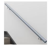 Heavy Duty 2m Stair il - Wall-Mounted Support Rail for Elderly & Children Light Grey Safe & Sturdy Safety Aid for Home & Outdoor Use