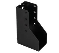 Heavy Duty 2mm Thick Black Concealed Joist Hanger for Gazebo Pergola or Carport | Pergola Timber Connector (45x125mm)