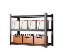 Heavy Duty 3-6 Tier Steel Storage Rack | Adjustable Garage Shelving Units | Utility Shelves for Kitchen Closet Laundry Room | L150xW50cm (59"x19.7")