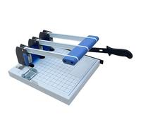 Heavy Duty 3 Hole Punch with A4 Paper Trimmer, Ergonomic Handle, 150 Sheet Capacity, Adjustable Margin 8-15mm, Ideal for Office, Home, Print Shop Use
