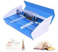 Heavy Duty 3-in-1 Electric Creasing Machine, 520mm Scorer Perforator Cutter with Adjustable Crease Depth, Precise Scale for Books, Photos, Tickets, Documents, Cards