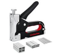 Heavy Duty 3 in 1 Upholstery Staple Gun with 1200 Staples - Adjustable for Wood, Crafts, Carpentry & Decoration DIY