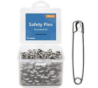 Heavy Duty 3 Inch Large Safety Pins - 100 Pcs Steel Wire