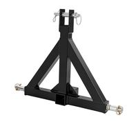 Heavy Duty 3 Point Hitch Receiver, Trailer Hitch Tow Adapter with 3 Hitch Pins for Tractor, Trailer, ATV, Lawn Mower