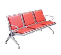Heavy-Duty 3-Seater Bench with Armrests, Padded Airport Waiting Chair for Hospitals, Clinics and Public Spaces, Durable and Comfortable Seating Solution