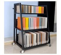 Heavy Duty 3-Tier Floor Tile Display Stand with Wheels, Large Capacity 48 Slots Metal Rack for Retail Showroom