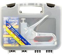 Heavy Duty 3 Way Staple Nail Gun Stapler Upholstery Wood With 1500 Staples New