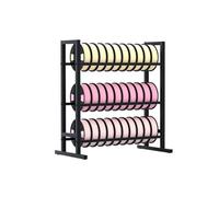 Heavy-Duty 30/50-Spool 3D Printer Filament Holder, Multi-Functional Black Filament Storage Rack & Display Stand for 3D Printing Filament Spools(70X40X76.22 CM)