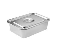 Heavy Duty 304 Nonrust Steel Square Baking Dish Nonstick Fronts Easy Cleaning for Cakes Breads and Savory Recipes Nonrust Steel Baking Pan with Glass Lid