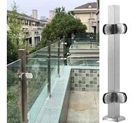 Heavy Duty 304 Stainless Steel Glass Railing Post Durable Balustrade System with Complete Installation Kit 65cm Height Sapphire Finish for Enhanced Safety and Modern Aesthetics
