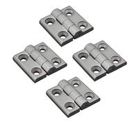 Heavy Duty 304 Stainless Steel Hinges 4X Industrial Backflap Door Hinges for Fire Proof Wooden Heavy Box Metal Frame Doors Supports 60 200KG Pair