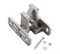 Heavy Duty 304 Stainless Steel Invisible Door Hinge with Fire Hydrant Function for Stone Doors, Adjustable up to 165° Opening Angle and 250kg Load Capacity per Piece(S(70KG))