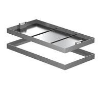 Heavy Duty 304 Stainless Steel Invisible Manhole Cover with Concealed HandleDurable Recessed Sewer Access Panel for Inspection Chamber (40x25x5cm)