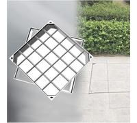 Heavy Duty 304 Stainless Steel Manhole Cover & Frame Recessed Square Sewage Cover for Driveway Garden Courtyard800x800mm (31.5x31.5in)