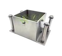 Heavy-Duty 304 Stainless Steel Post Base Support, Pre-Installed Holes for Easy DIY Installation on Wood and Concrete Surfaces(85x85mm(3.35x3.35in))