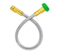 Heavy Duty 304 Stainless Steel Water Hose Connector with Washers for Secure Valves Linkage Leakproof Garden 2Ft Stainless Steel Water
