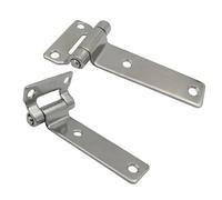 Heavy-Duty 304 Steel Hinges Rustproof Design for Industrial Cabinets & Shipping Containers 2Pcs Maintenance Without Container Hardware