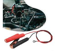 Heavy Duty 30A Fuse Battery Clamp Cable with Strong Grip For Alligator Clips for Vehicle Power Transfer (1.8M)