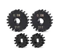 Heavy Duty 32P Overdrive Portal Gear Set 21T/14T 23T/12T Capra Portal Gears for 1/10 RC Crawler Rigs Axial F9 SCX10 III AR45P Axle Upgrade (21T 14T)