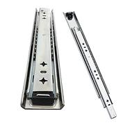 Heavy Duty 36 Inch Metal Ball Bearing Slides - Industrial Steel Runners for Smooth Sliding Shelves & Cabinets - Sliding Ra for Campers Storage & Heavy Loads