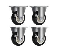Heavy-Duty 360° Furniture Casters with Brake 1000KG Load Capacity 4-Pack 2-Inch Directional Wheels for Workbench Trolleys and Mobile Furniture