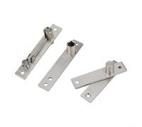 Heavy Duty 360° Rotating Concealed Pivot Hinges for Bookcase or Wooden Secret Doors, 304 Stainless Steel Swing Door Hardware with Adjustable Clearance,