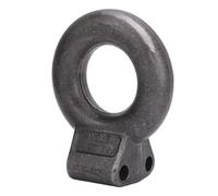 Heavy Duty 3in Tow Eye Pintle Hitch Lunette Ring, 12 Ton 25000lb MGTW Towing Eye for Construction, Agriculture, Military