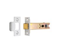 Heavy Duty 4 Inch Fir CE Approved Nickel Plated Steel Tubular Latch Security Mortice Sprung Lock 100mm for Wooden Internal Door use