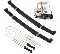 Heavy Duty 4 Leaf Rear Leaf Spring Kit, Golf Cart Club Cars Previous/Later Tempo 2004 & Later with Bushing Sleeve U-Bolt, Replaces OEM 102509301 102513001