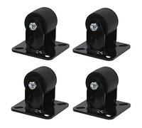 Heavy-Duty 4-Pack Universal Swivel Casters with Brakes, 360° Rotation, Durable Nylon Wheels for Industrial Machinery, Super-Heavy Duty (2/2.5/3 Inches)