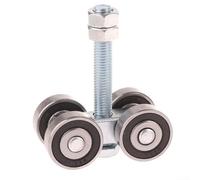 Heavy Duty 4 Wheel Trolley for Barn Door Sliding System Roller Hanger with Dependable Support and Uniform Sliding Characteristics