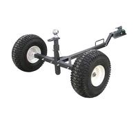 Heavy Duty 4 Wheeler Silver Trailer Tow Dolly 800 Pound Load Capacity Adjustable Weight Distribution ATV UTV Jack Parts