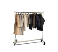 Heavy Duty 400lb Load Garment Clothing Z Rack - Rolling Garment Z Rack for Home, Retail Display, Durable Square Tubing, Commercial Grade Clothing Rack. Display Racks, Coat Rack Fixtures